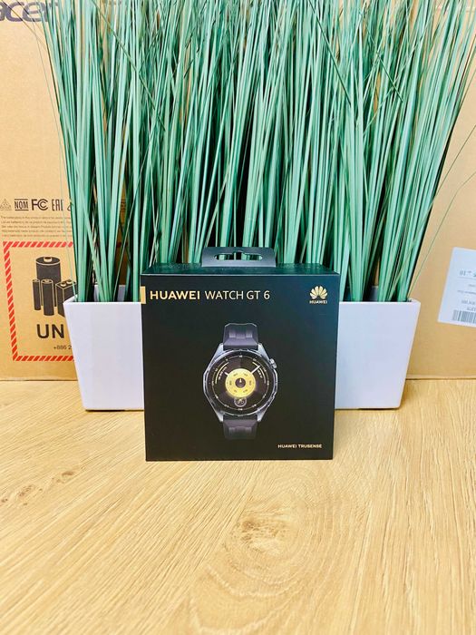 ЧИСТО НОВ !!! Huawei Watch GT 6, 46MM, Black Stainless Steel Case