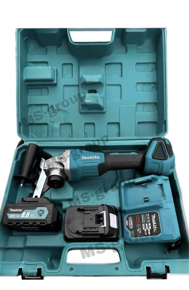 Акумулаторен БЕЗЧЕТКОВ Ъглошлайф MAKITA 36V 8.0Ah МАКИТА ФЛЕКС