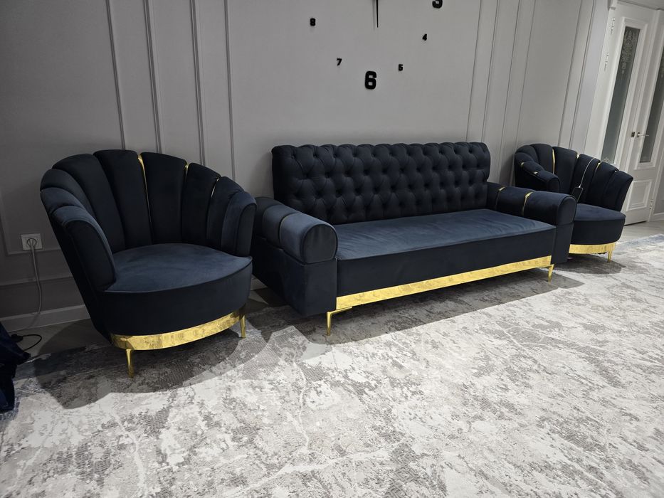 Диван и 2 кресла