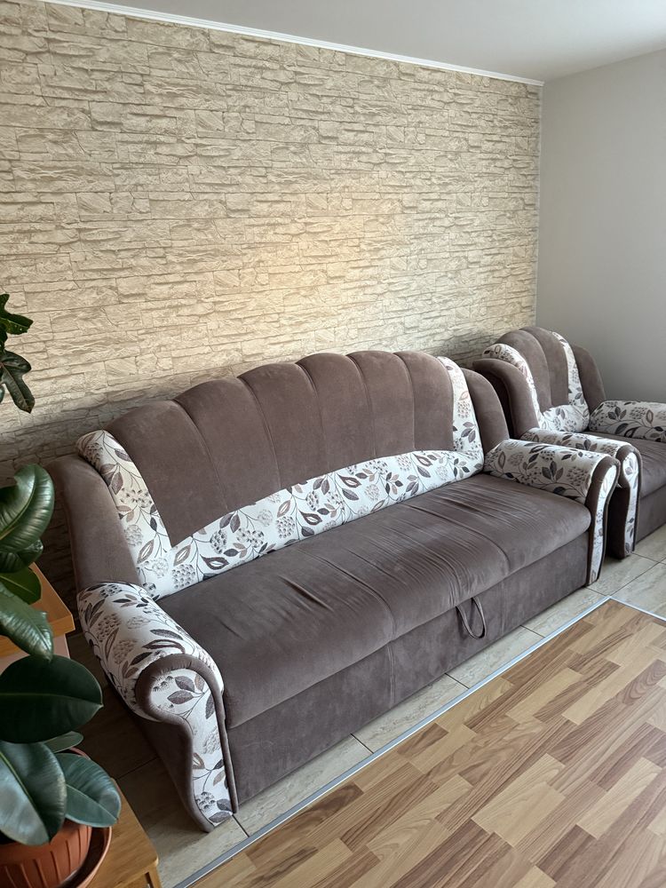 Canapea extensibila plus fotolii