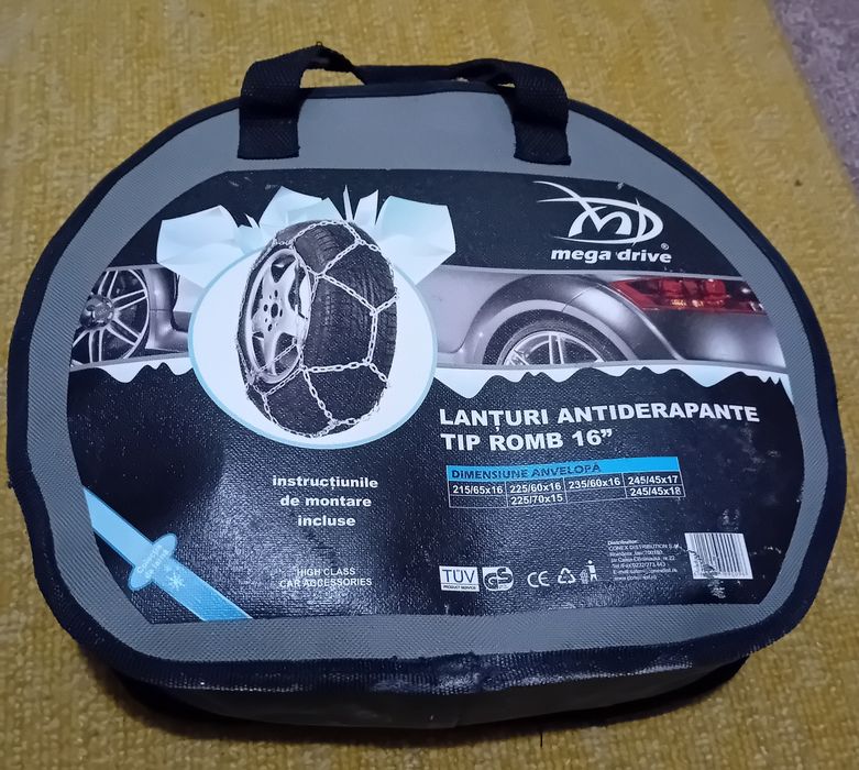 Lanțuri de iarnă tip romb pentru roți pe 16