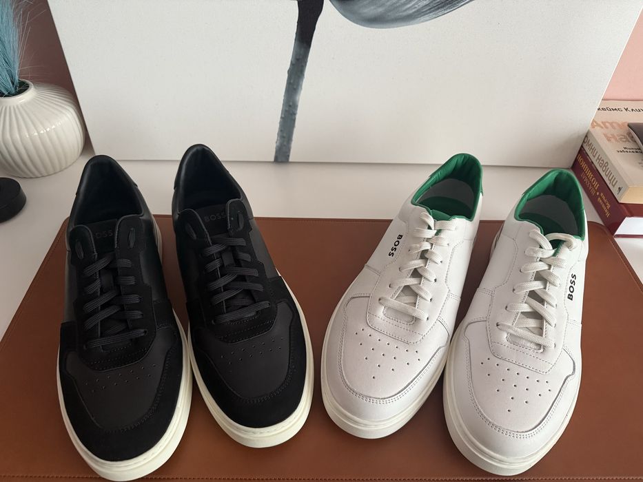 Кожени маратонки BOSS clint разчер 45