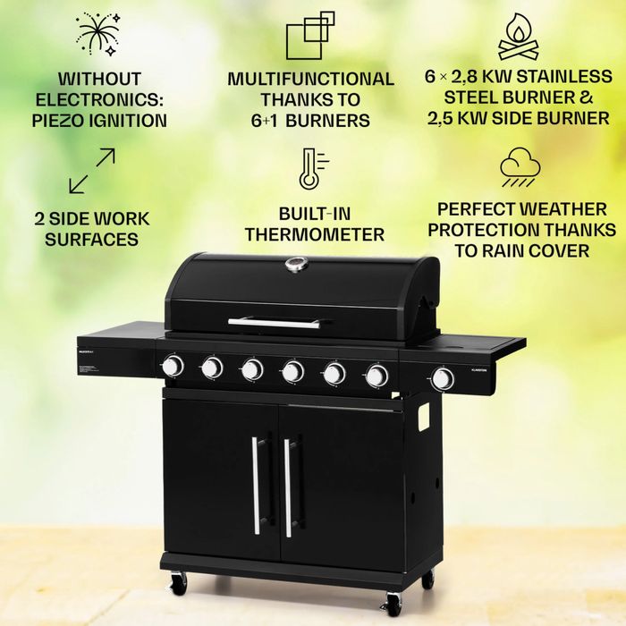 Gratar pe gaz Klarstein Valdosta 6.1 – Nou, în cutie