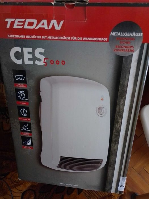 Tedan SM 5000- вентилаторна печка за баня