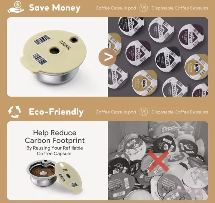 Многократна метална капсула Bosch Tassimo