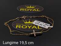 Bijuteria Royal: Brățară aur 14k/1.29 gr