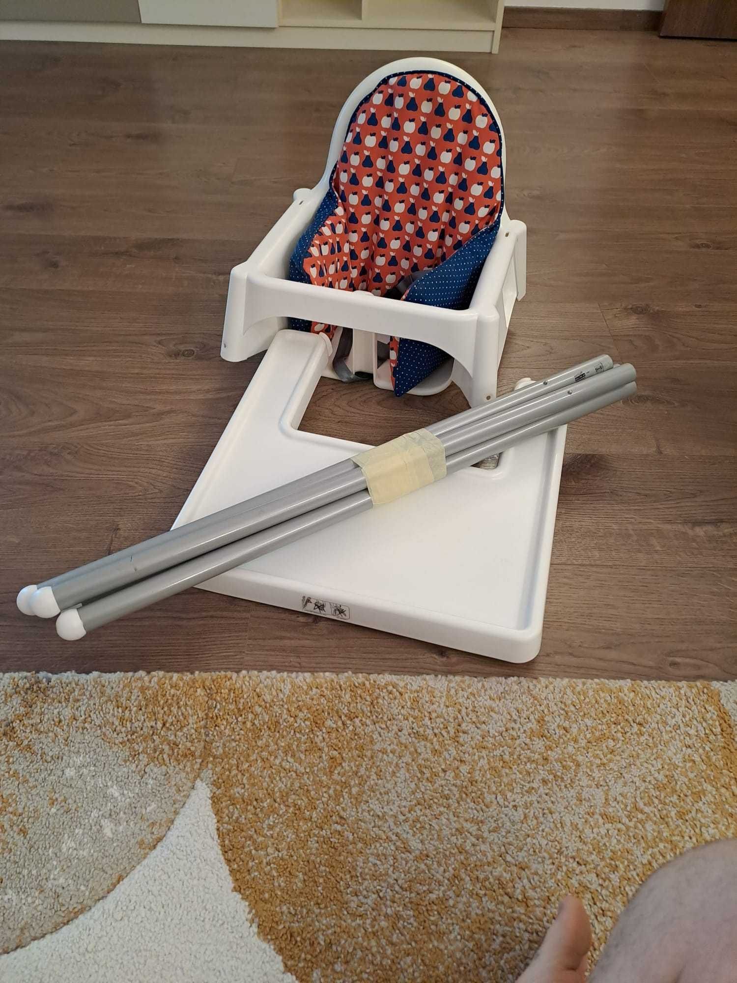Scaun copil Ikea Antilop-pernuta,tavita+centuri-Stare perfecta-Ca Nou