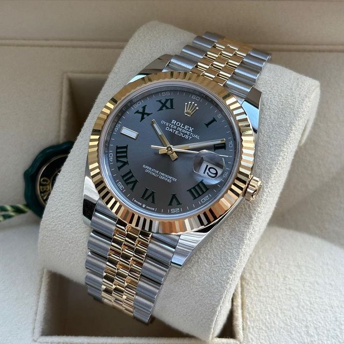 Rolex datejust wimblendon bicolor 41,mm