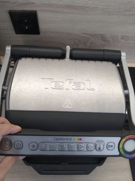 Электрогриль + вафельница Tefal OptiGrill — отличное состояние