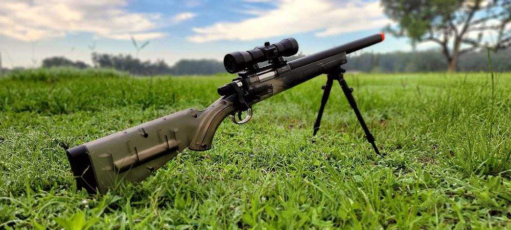 Pusca Cu Luneta + Pistol Co2 [MODIFICAT] ~ In Acelasi Pachet + Munitie