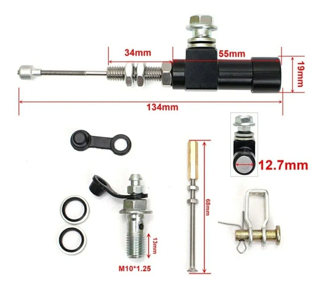Kit ambreiaj hidraulic moto enduro cross universal maneta
