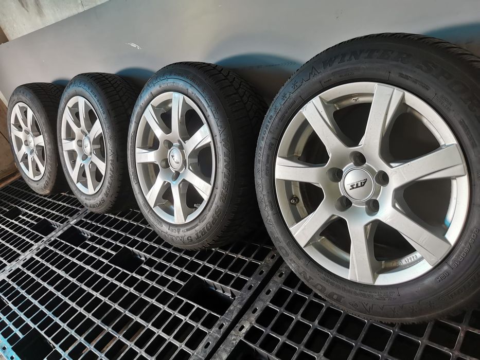 Jante ATS 5x112 cu anvelope 205/60R16 iarna
215/60R16