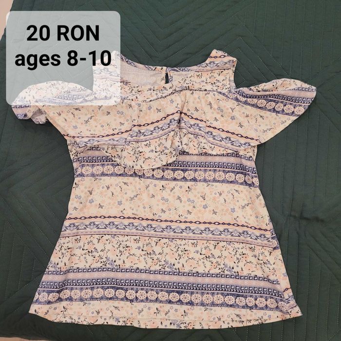 Haine pentru fetiță cu vârsta între 8-10 ani.