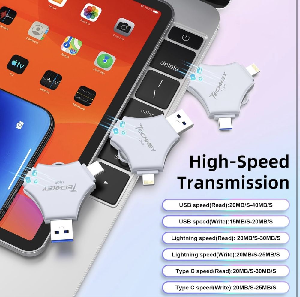 Stick Memorie 3.0 128 GB Iphone/Android/PC
