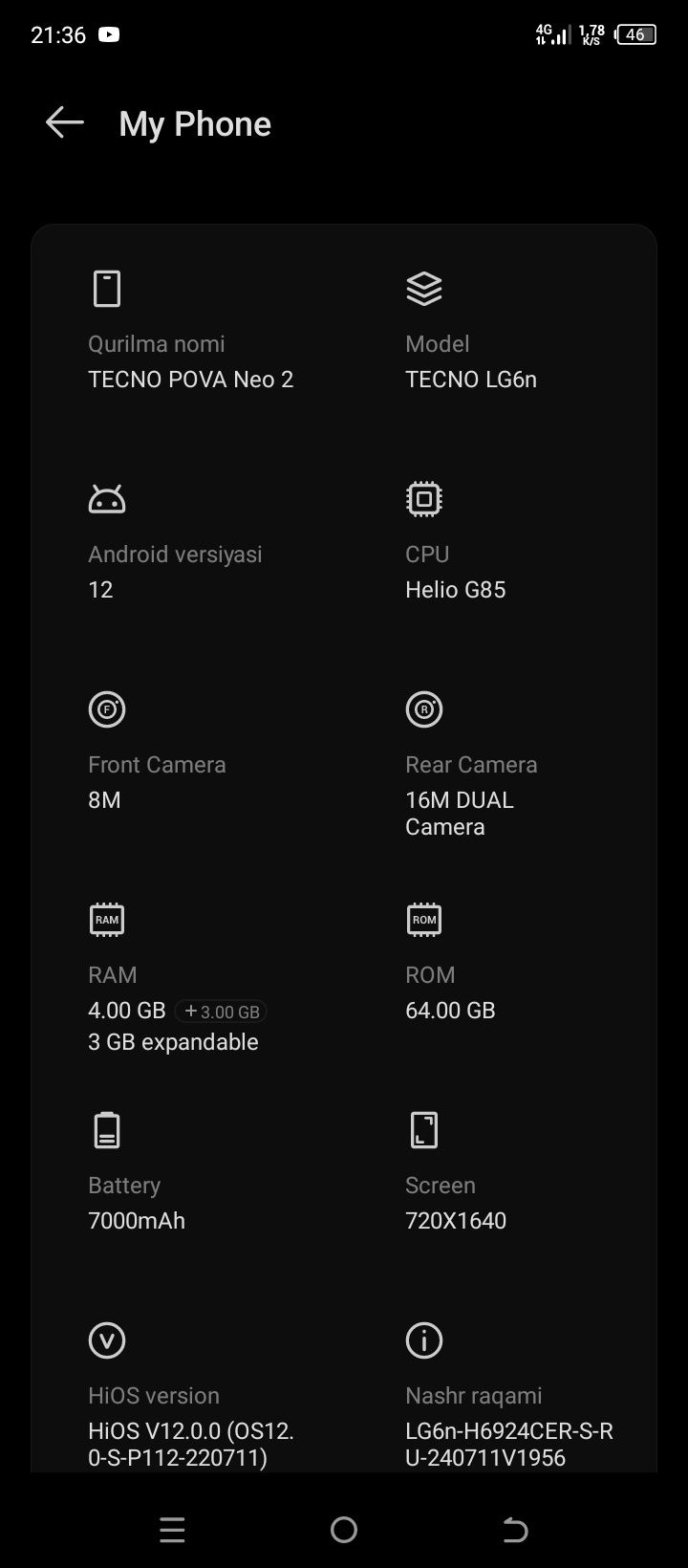 Tecno Pova Neo 2