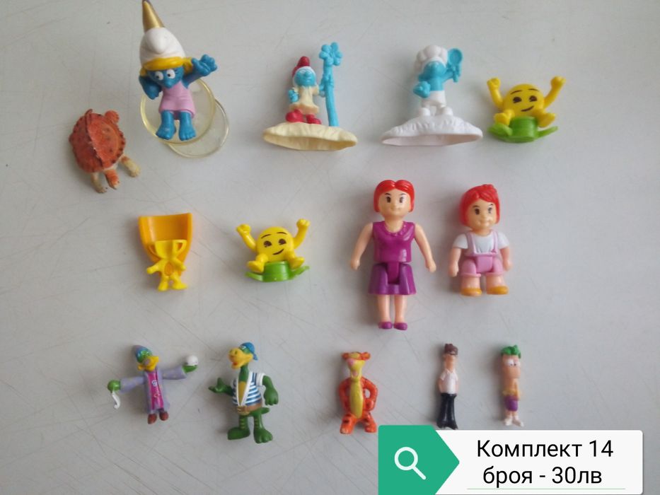 Детски фигурки, Лот 6 броя