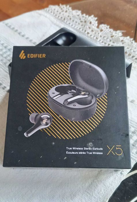 Безжични слушалки Edifier - X5 Lite, TWS, черни