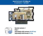 Oferta-Apartament cu 3 Camere+Terasa de 18 MP si Vedere la Lac-Chitila