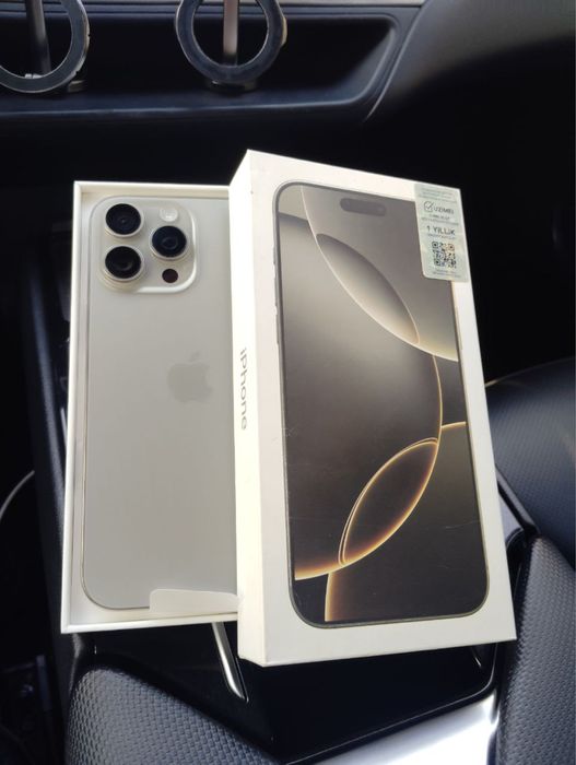 iPhone 16 PRO MAX. 256 tali Natural titan 7 ta sikl