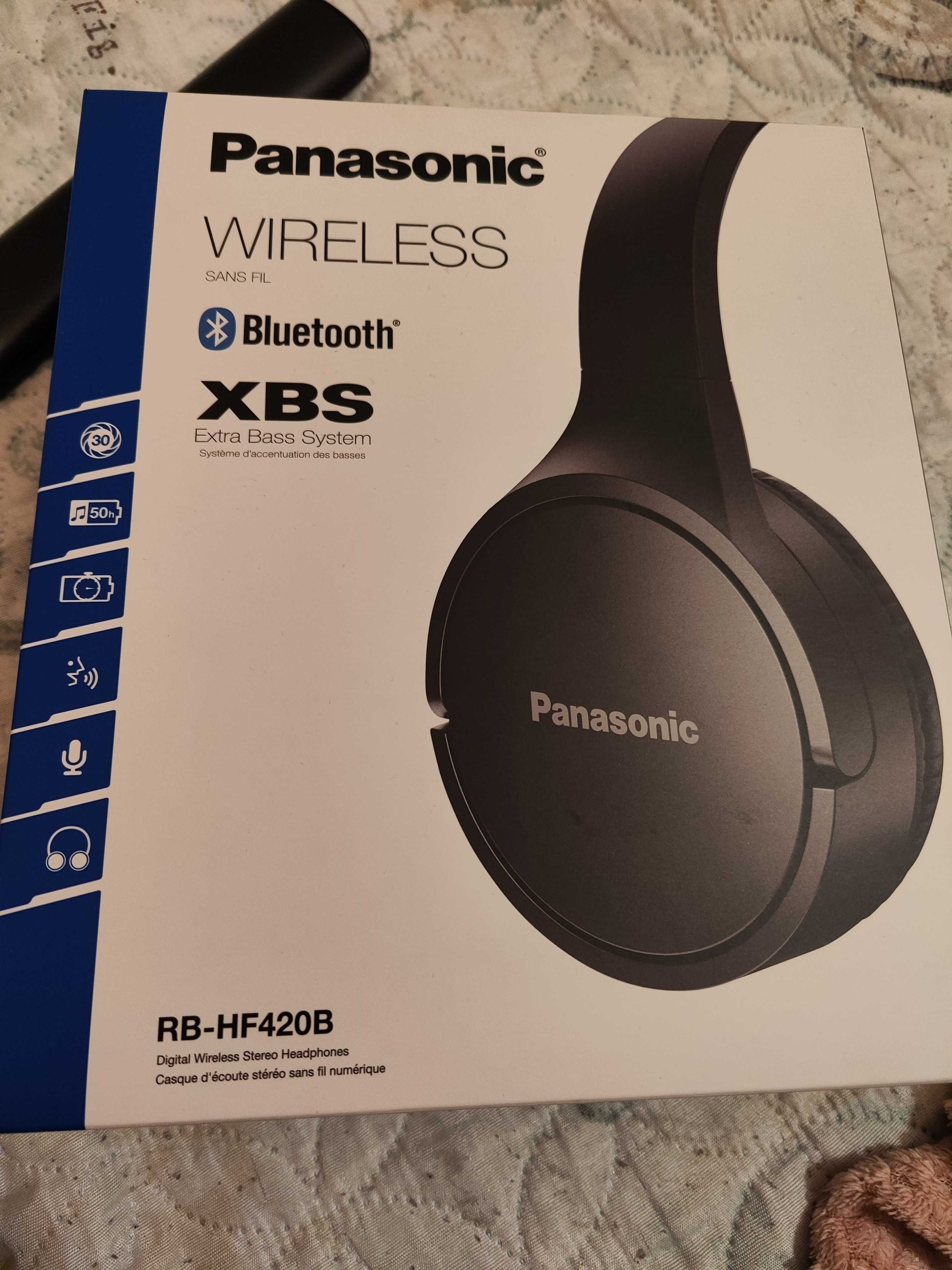 Стерео слушалки PANASONIC RB-HF420BE-K