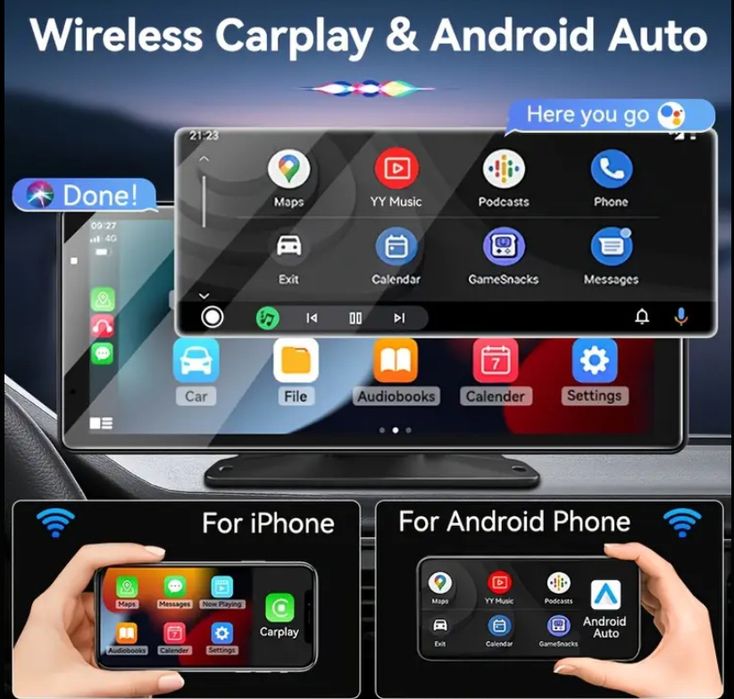 Мултимедия 10.26 инча с carplay и android auto
