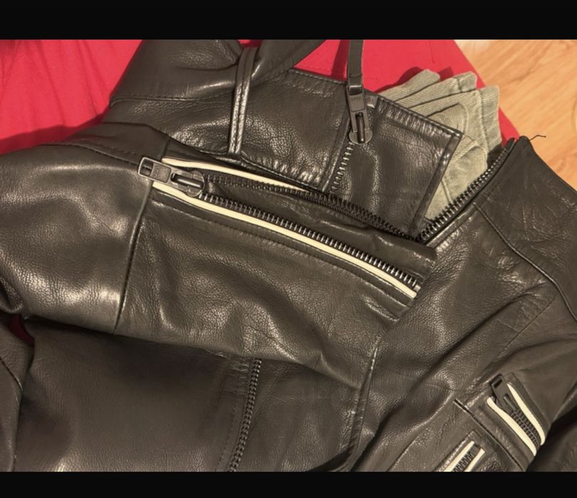 Geaca piele biker, marca Envii