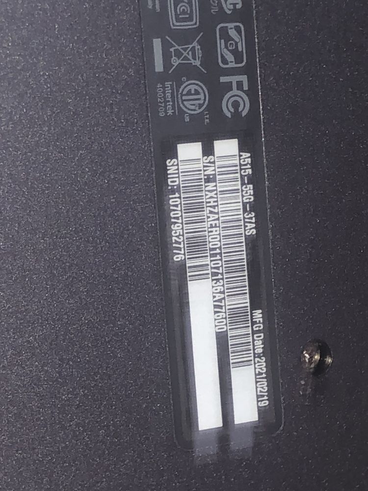 Ноутбук Acer Aspire a515-55g