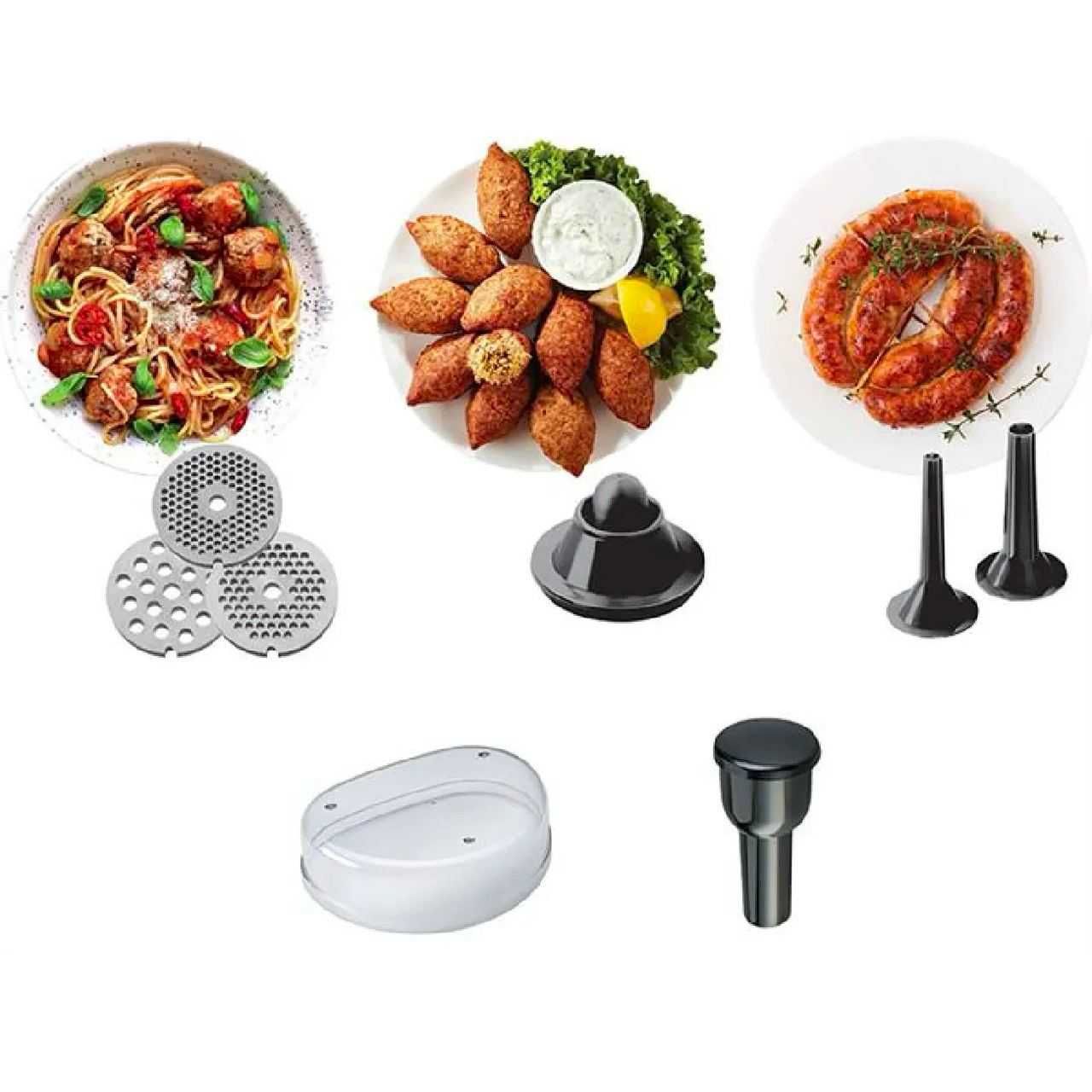 Мясорубка Kenwood MG450 — 3 решётки в комплекте