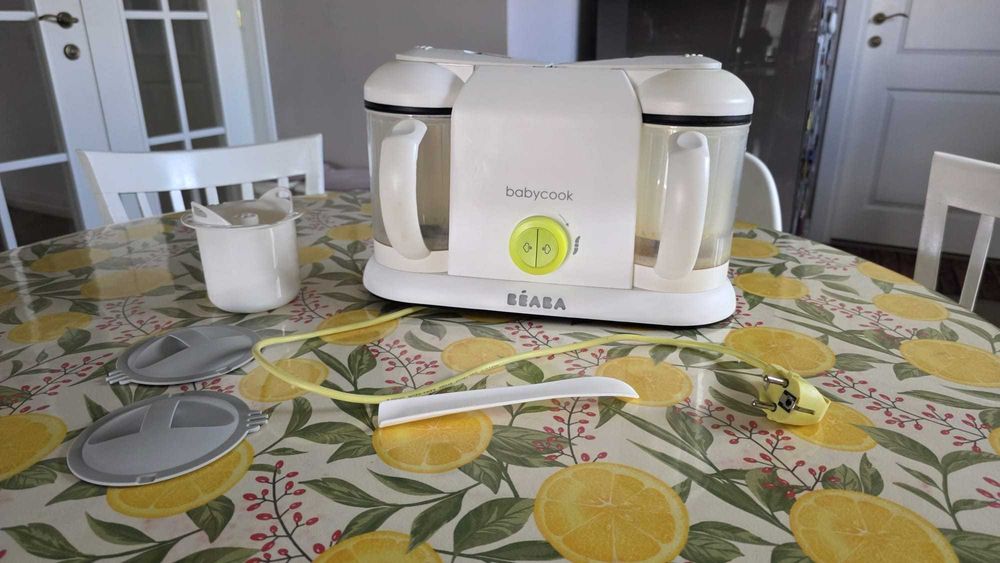 Aparat de gatit Beaba Babycook Plus + accesoriu gatire orez/paste