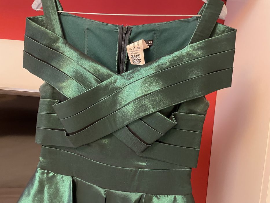 Rochie de seara verde superb