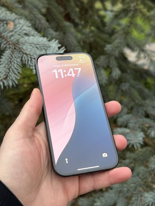 Iphone 15 Black 128GB, Liber de retea, Perfect functional