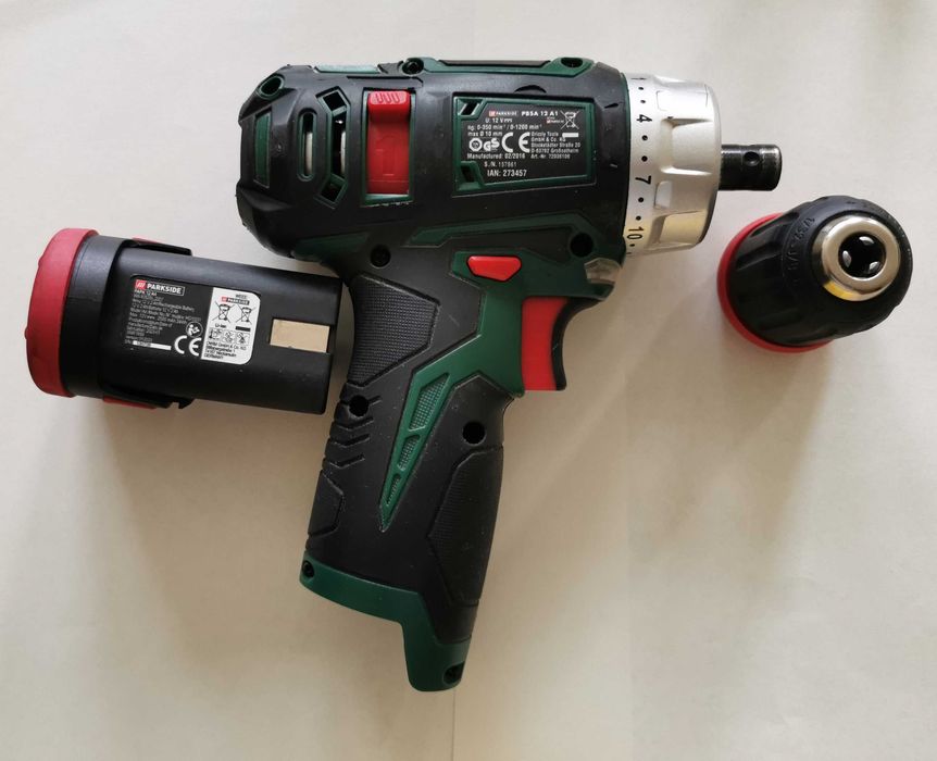 Mașină de găurit și înșurubat Parkside PBSA 12 A1