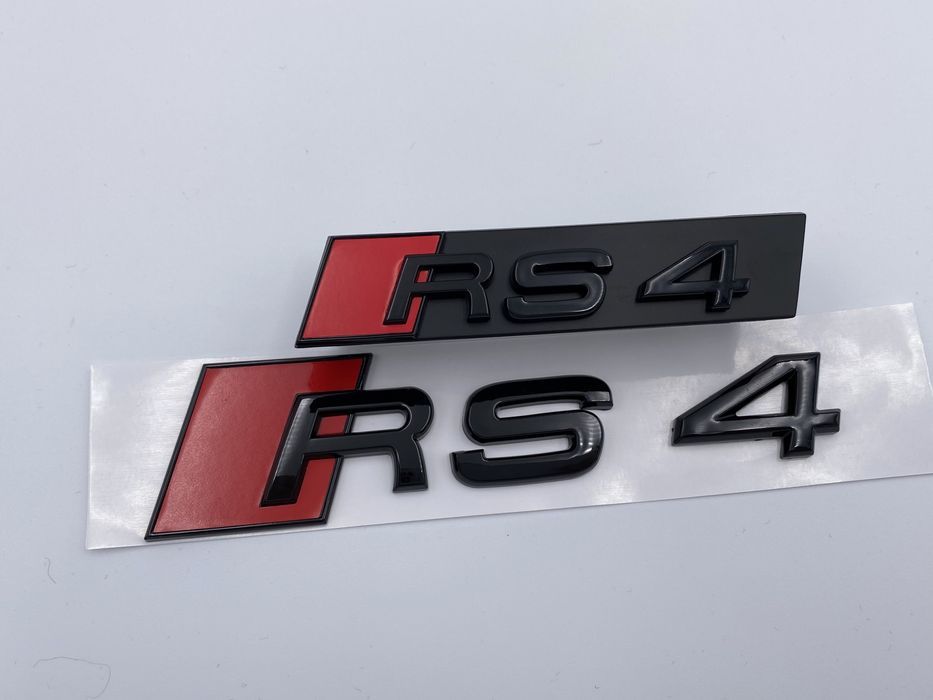 Set Embleme Audi RS 4 negru