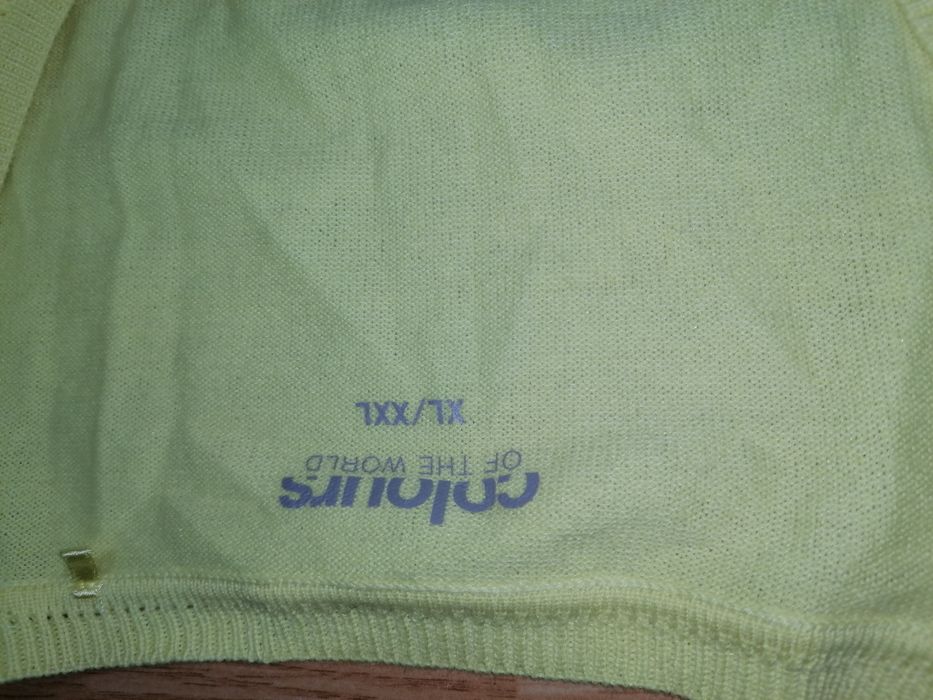 Cardigan de dama galbena