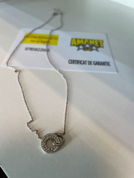 lanț aur alb 14k (m2)