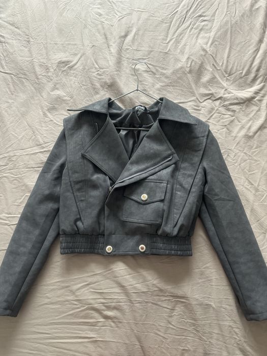 Jacheta biker bogas nasturi military
