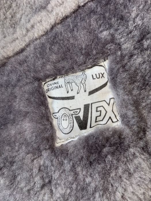 Cojoc shearling vintage xxl geaca barbati blana naturala oaie piele