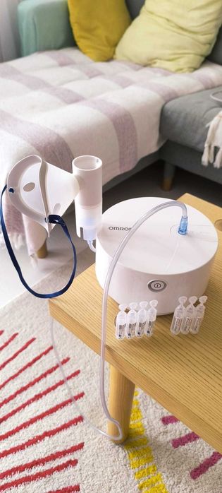 Nebulizator cu compresor Omron C28 Plus, tehnologie AdvancedValve 12ml