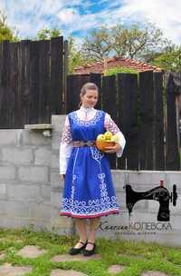 Български народни носии, костюми, мъжки/дамски/детски с бродерия