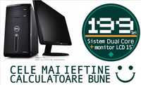 Calculator complet Dual Core cu monitor LCD 19" Pachet PROMO!
