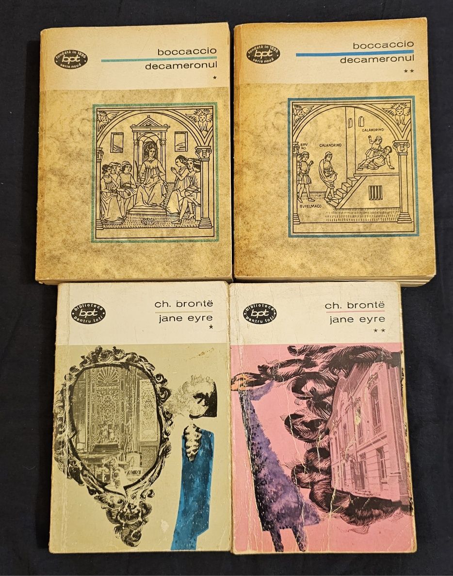 Carti Decameronul lui Boccaccio, Jane Eyre de Ch. Bronte, BPT
