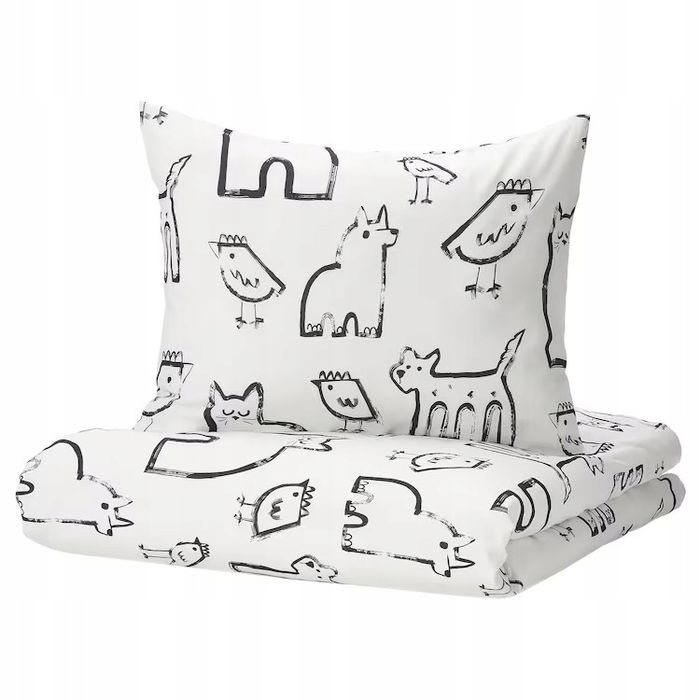IKEA спално бельо KOPPARBLAD и PURPURBRACKA комплект спално бельо