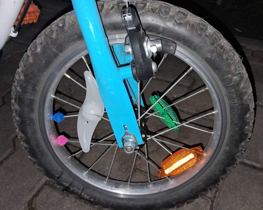 Bicicleta 14 inch 3-5 ani 100 Artic B'TWIN