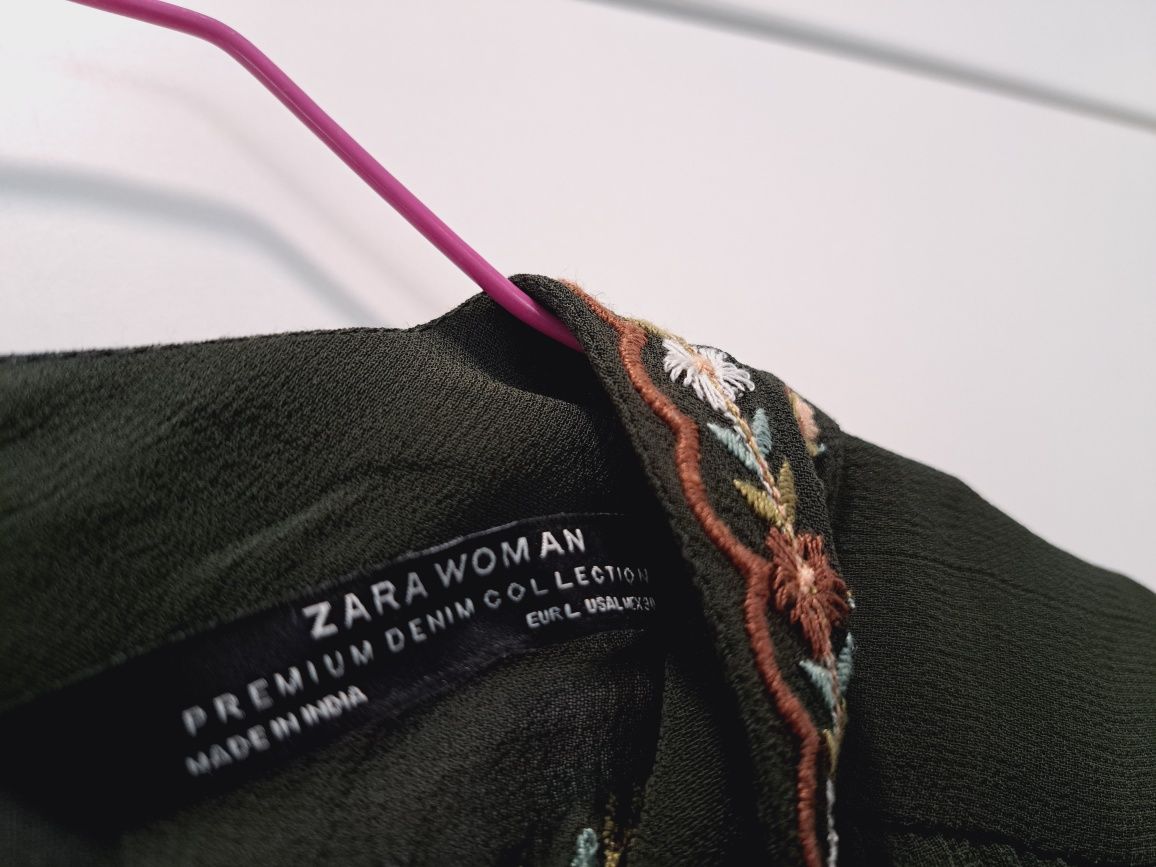 ZARA риза с бродерия р-р С