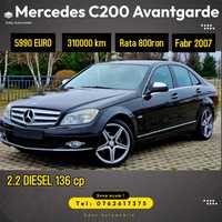 Rata 800ron Mercedes C200 Avantgarde Navi mare Jante AMG Harman Kardon