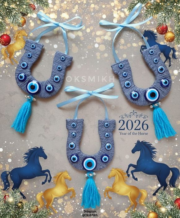 Подкова на счастье в 2026 Году Лошади