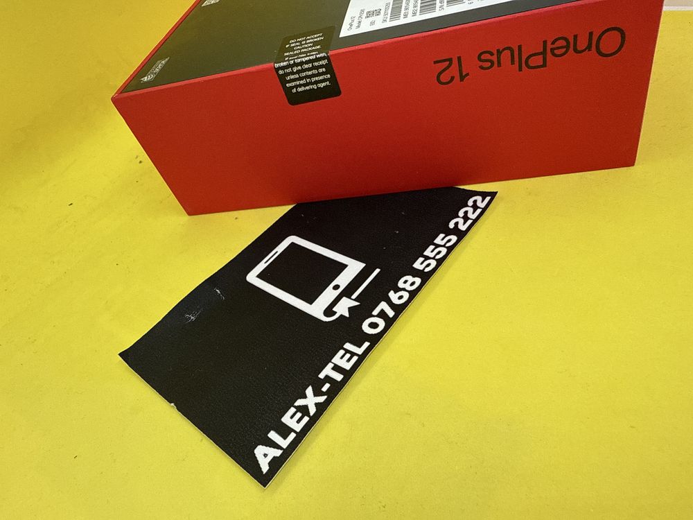 Alex-Tel® OnePlus 12 512GB 16GB-Ram 5G Dual Sim Black Sigilat Nou