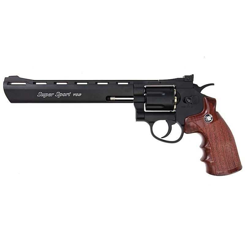 Revolver WIN GUN C703B   8 inch  a i r s o f t  CO2 METAL BK