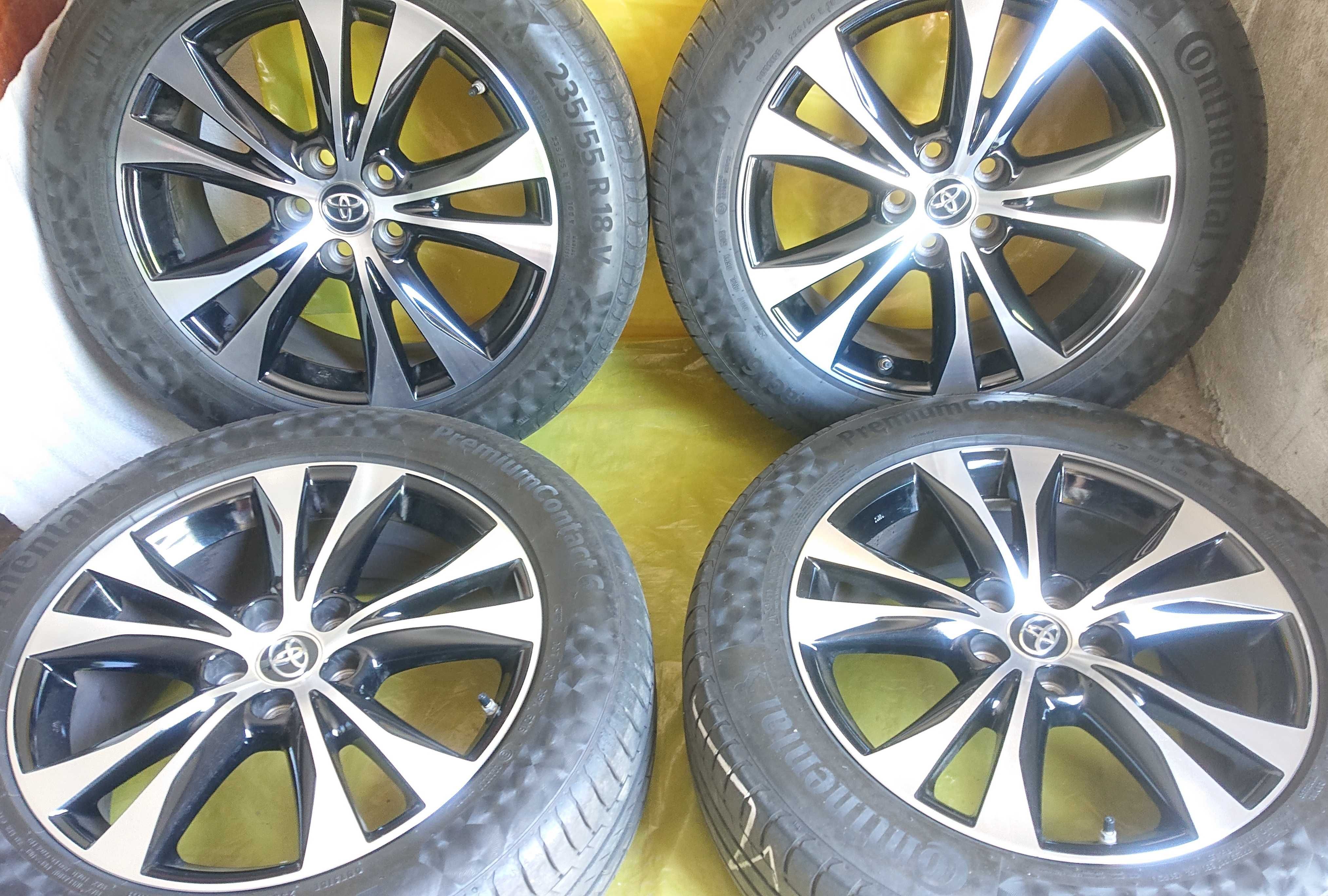 Jante 18" Toyota RAV4 senzori presiune anv Continental vara 235 55 18