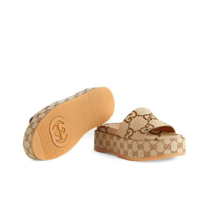 Дамски Чехли GUCCI с висока платформа